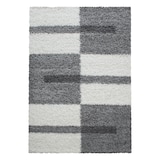 thumbnail of Teppich Schlafzimmer Hochflor Karo Samtweich Waschbar Strapazierfähig Wohnzimmer Hellgrau 280x370 cm – WATZMANN von Kadima Design