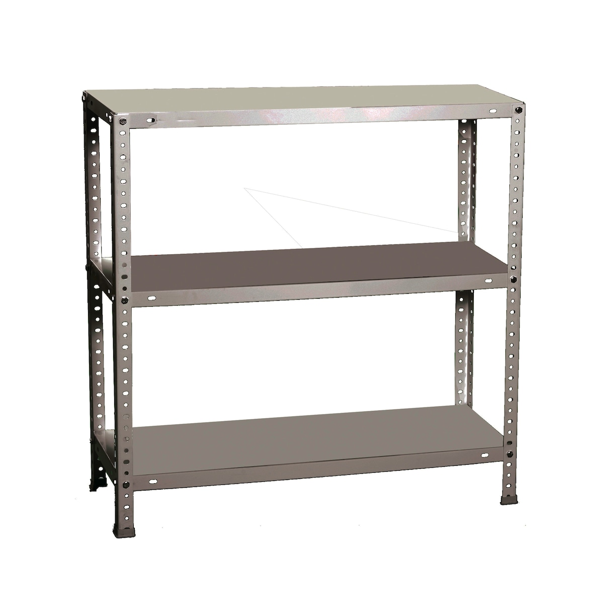 SimonRack Scaffali Metallo Garage 900x800x400 mm, 3 Ripiani in Acciaio, Portata, 100 kg per Ripiano, Grigio – Comfort
