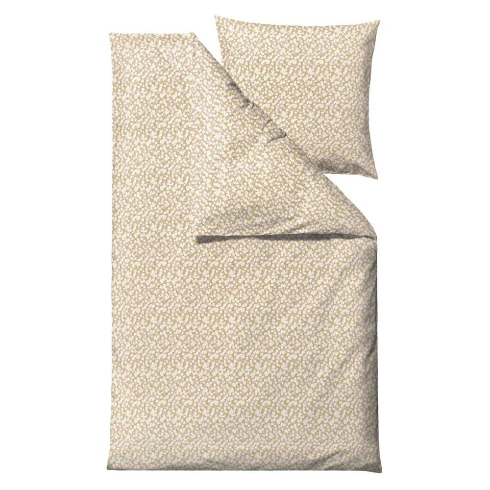 Södahl Bettwäsche 135x200 und 80x80 skandinavisches Design Blumen Bellis straw rosé