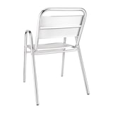 thumbnail of Fauteuils empilables en aluminium avec accoudoirs Bolero x4