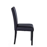 thumbnail of METRO PROFESSIONAL Chaise de restaurant rembourrée Valmy II, lot de 2, bois/simili cuir, noir