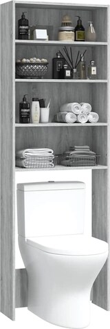 thumbnail of vidaXL Waschmaschinenschrank Grau Sonoma 64x24x190 cm