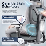 thumbnail of CLOUVOU ProSeat, ergonomischer Bürostuhl, thermoregulative Materialien, 4D-Armlehnen, 3D-Kopfstütze, BladeWheels, Anthrazit