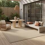 thumbnail of Teppich Balkon Unifarben Pflegeleicht Waschbar Strapazierfähig Terrasse Küche Läufer Beige 80x250 cm OEKO-TEX – ORIANA von Kadima Design