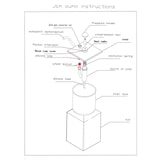 thumbnail of 1x 3L Saucenspender, Ketchup- Mayonnaise- und Senfspender aus Edelstahl