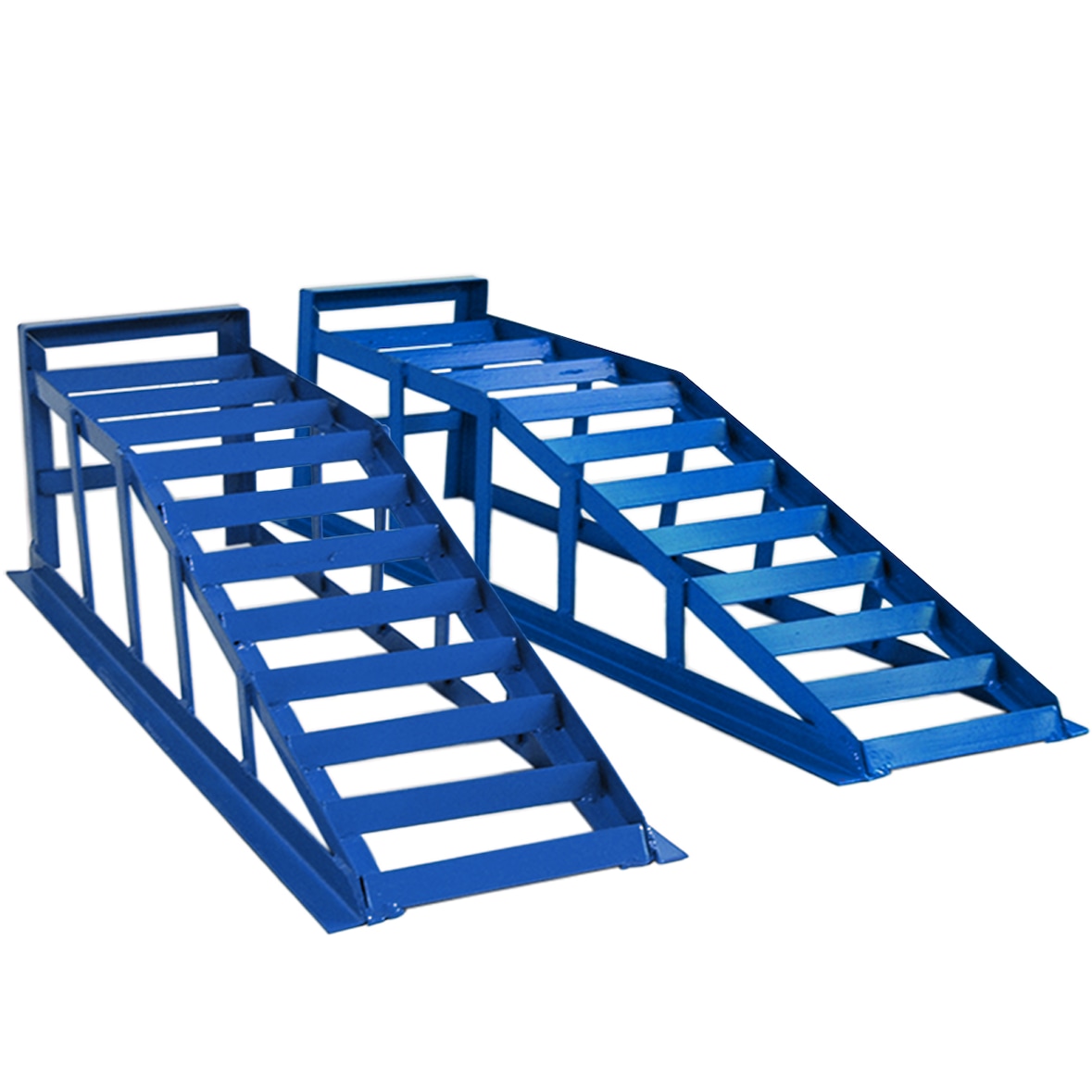 Auffahrrampe Rampe PKW 2 x blau bis 265er Räder extra breit 2000 kg pro Paar