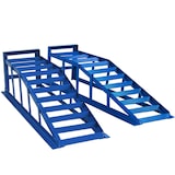 thumbnail of Auffahrrampe Rampe PKW 2 x blau bis 265er Räder extra breit 2000 kg pro Paar