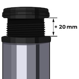 thumbnail of Möbelfuße verstellbar EDELSTAHL 50mm Sofafuß Küchenfuß Sockelfüße Bettfüße Bein Edelstahl V2A 100 mm