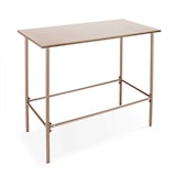 thumbnail of Set taupe metalen bartafel en 4 stoelen - Oviala