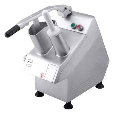 METRO Professional Cortador de legumes GVC1002, alumínio/ aço inoxidável, 25.76 x 64.26 x 55.34 cm, 550 W, 230 V, 290 rpm, 5 lâminas, prateado