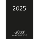 thumbnail of Monatskalender, 1 Monat / 2Seiten, 2023, schwarz, 90 x 150 mm