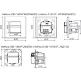 thumbnail of Theben Bewegungsmelder theMura S180-100B UP 2060750
