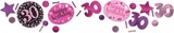 thumbnail of 30. Geburtstag Konfetti pink schwarz