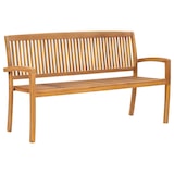 thumbnail of Helloshop26 - Banc de jardin meuble de patio d'extérieur terrasse 3 places empilable de jardin 159 x 57,5 x 90 cm bois de teck 02_0011030