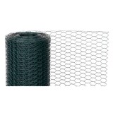 thumbnail of PROREGAL Maschendrahtzaun Sechseckgeflecht KEEPY, Höhe 1,0 Meter, Länge 25 Meter, Maschenweite 16mm, Drahtstärke 1,0mm, PVC-Beschichtet Grün