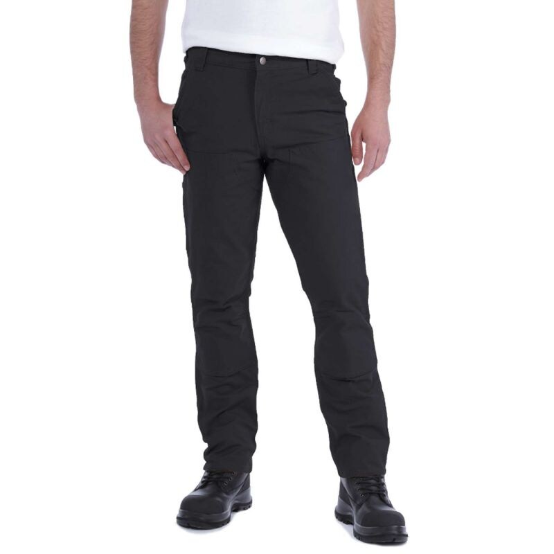 Carhartt - Pantalon de travail Stretch Coton Duck Homme Noir Taille 46