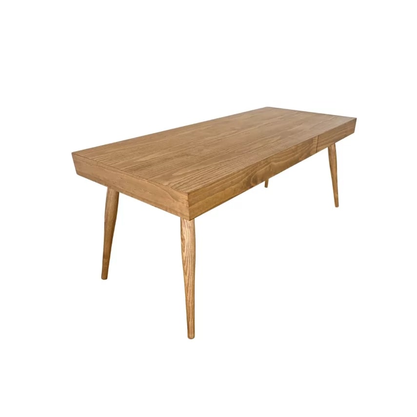 Ócrea Escritorio de oficina grande con cajón con 4 patas XXL- 180 x 80 Cm