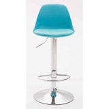 thumbnail of Lot de 2 tabourets de bar Kiel similicuir et coque en plastique Bleu