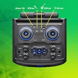 thumbnail of NGS Wild Dub Zero - Haut-Parleur Portable 120W Compatible Bluetooth et True Wireless Stereo, Subwoofer 8" (Micro SD/USB/AUX in/)