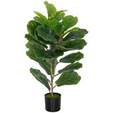thumbnail of HOMCOM Pianta Finta di Ficus Lyrata Alta 80 cm per Interni con Vaso
