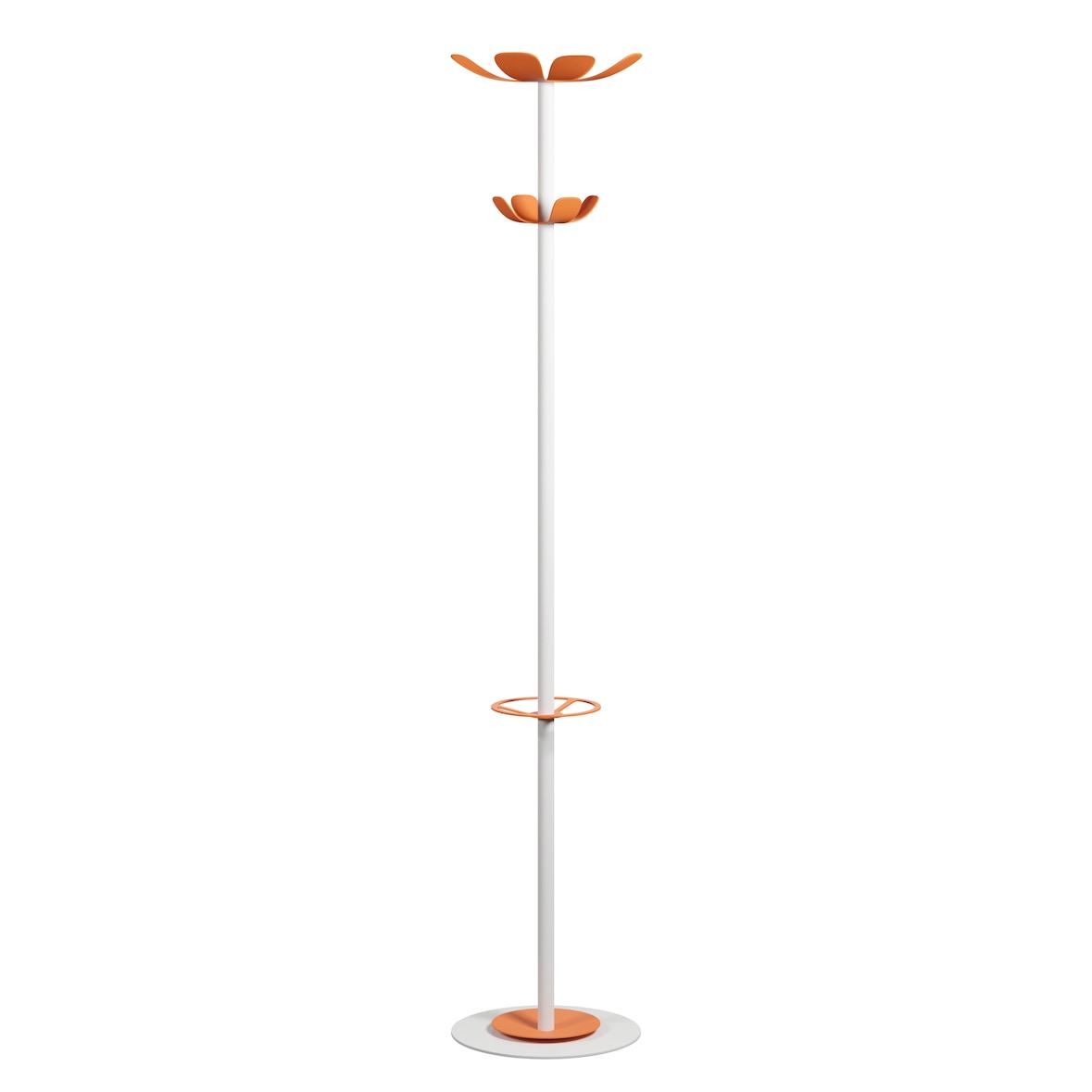 Garderobenständer COLOR RANGE PECRB.13.05 8Haken weiß/o/orange