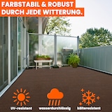 thumbnail of Rasenteppich 100 x 3000 cm Braun mit Noppen Kunstrasen Teppich Balkon Terrasse Outdoor