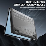 thumbnail of Sacoche Ordinateur Portable Anti-Choc Rouge Protection Complète Léger Et Durable Gris YONIS