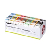 thumbnail of HENDI Jeu d'étiquettes de sécurité alimentaire, multi-usage, facile à retirer, avec distributeur, 240x80x(H)100mm