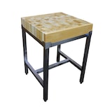 thumbnail of L2G Billot en bois sur piètement inox 85 x 60 x 60 cm L2G