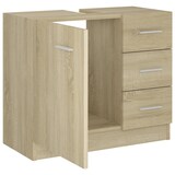 thumbnail of vidaXL Waschbeckenunterschrank Sonoma-Eiche 63x30x54 cm Holzwerkstoff