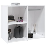 thumbnail of vidaXL Kledingkast 80x40x65 cm bewerkt hout hoogglans wit