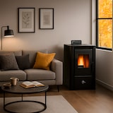 thumbnail of Poêle à granulés air Anita 9,4 kW Noir Sannover