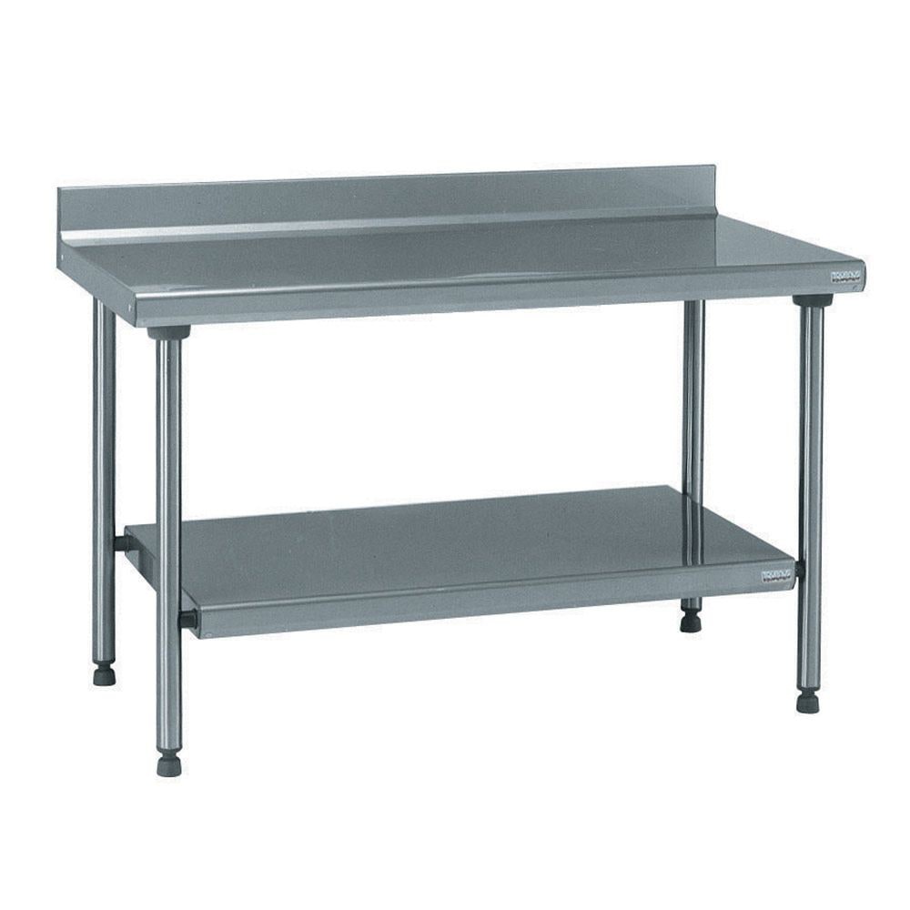 Tournus Equipement Table inox adossée 120 x 70 cm