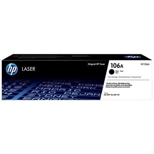 Láser/Copiadora HEWLETT PACKARD W1106A HP LJ 107A CARTUCHO NEGRO