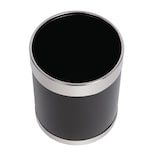 thumbnail of Bolero prullenbak zwart met zilveren rand 10,2L