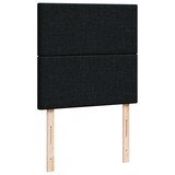 thumbnail of vidaXL Ottoman-Bett mit Matratze Schwarz 100x200 cm Stoff