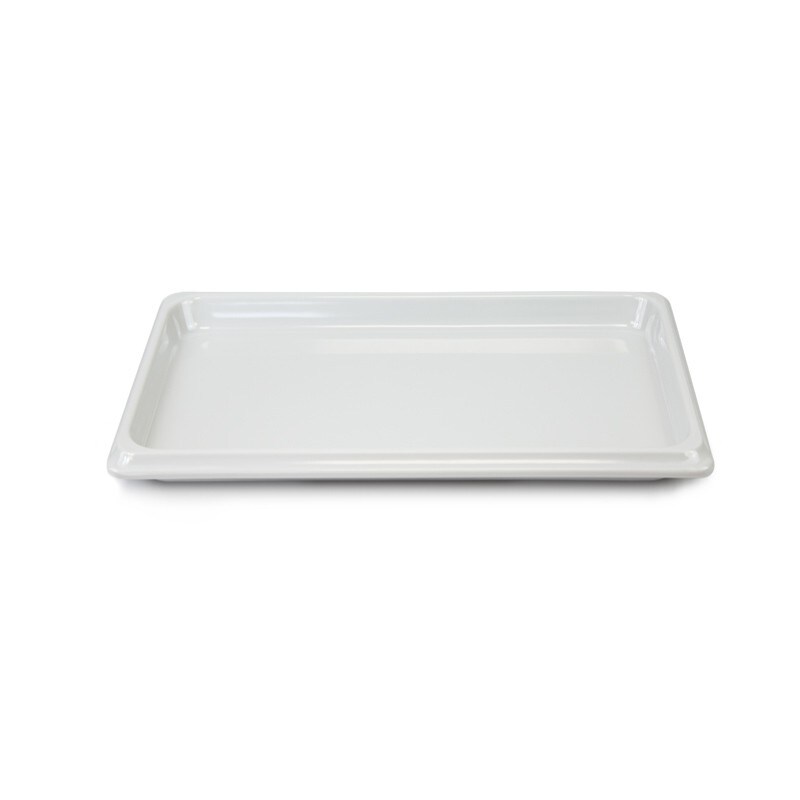 Plastorex - plat mélamine blanc  26.5X32.5X2 CM GastroNormes