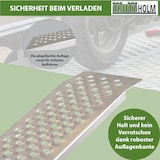 thumbnail of TRUTZHOLM 1 x Alu Auffahrrampe 150 x 21,5 cm 200 kg rutschhemmend starr Fahrradrampe Verladerampe