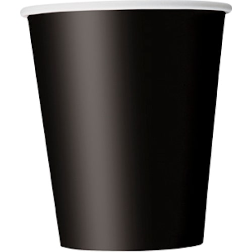 14 Becher schwarz 266 ml