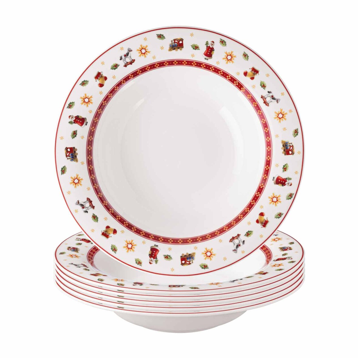 Villeroy & Boch Toy's Delight Suppenteller ø 23 cm Weiß 6er Set