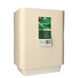 thumbnail of PAPSTAR 125 Siegelschalen, Zuckerrohr 1300 ml 4,5 cm x 17,5 cm x 22,5 cm weiss
