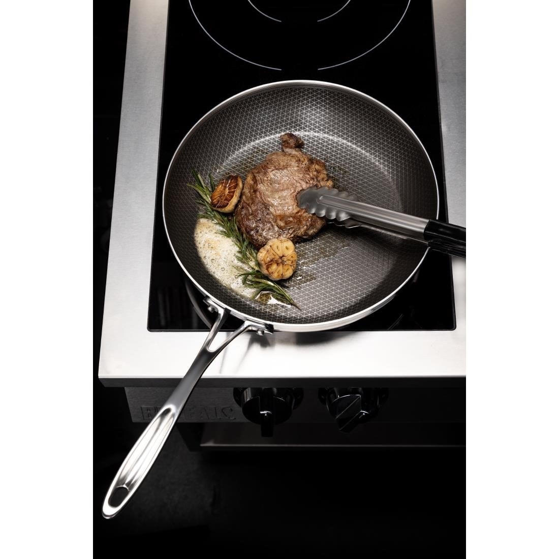 Vogue Tri-Shield Edelstahl Bratpfanne mit Clad-Beschichtung 28cm