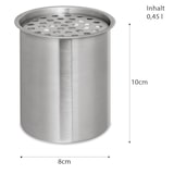 thumbnail of Bio-Ethanol Edelstahl Dose 0,45 mit Wolle als Brenndose
