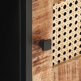 thumbnail of vidaXL Salontafel 90x50x35 cm ruw mangohout en natuurlijk riet