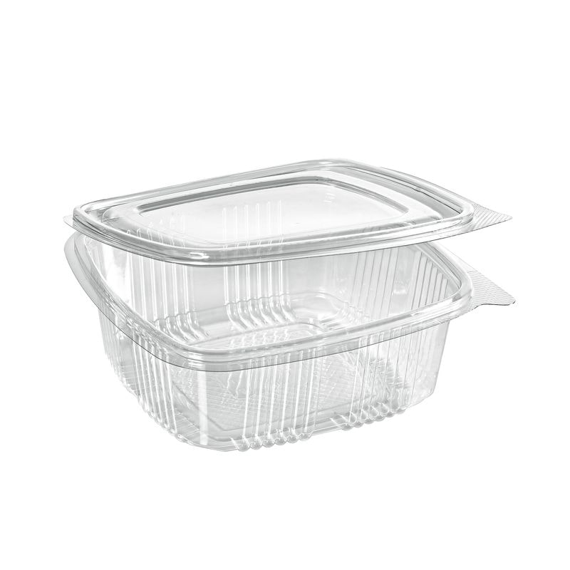 400x DUNI Deli Hinged 1000 ml Transparent ungeteilt