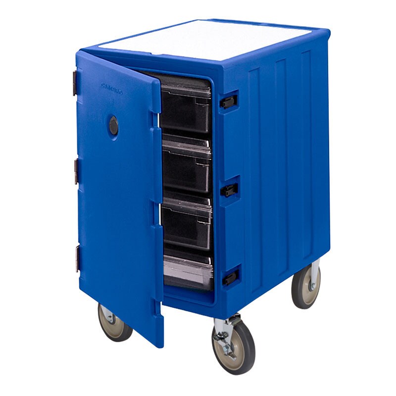 Chariot isotherme - Bacs alimentaires de 46 x 66 cm - 55 x 81.5 x 95.5 cm - Cambro