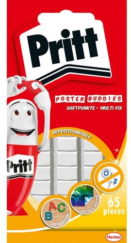 Pritt Klebepads Non-permanent 0,8 cm Weiß 65 Stück