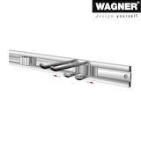 thumbnail of WAGNER hooks4tools Wandhaken DOUBLE BIG - 125 x 80 x 45 mm, Stahl beschichtet schwarz - 15209301