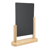 thumbnail of Securit® Quadro de mesa "Elegant" A6 - Madeira com acabamento faia lacado