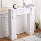 thumbnail of Rebecca Mobili Cornice Camino Bianco Decorazione Floreale Classico 92x93x22,5